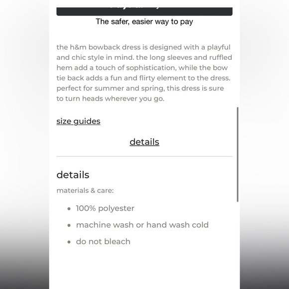 Dress Size Small - Picture 6 of 6